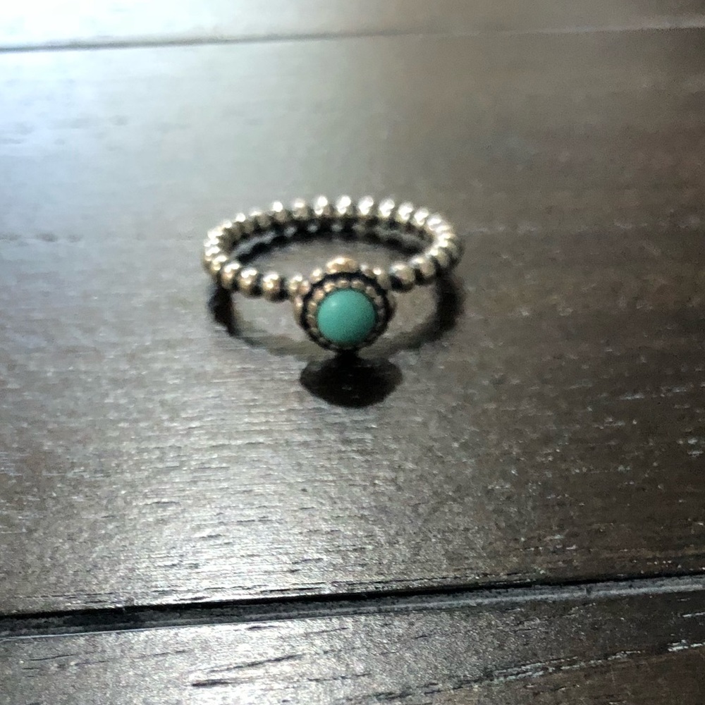 Turquoise pandora ring